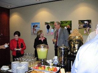 Michelle O'Neil at O'Neil Anderson Open House