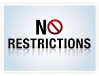no restrictions