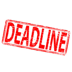 8774122 - deadline rubber stamp