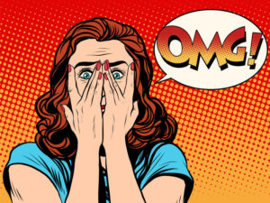 53293815 - surprised omg shocked woman pop art retro style. the girl in the emotions. wow effect
