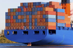 cargo ship containers