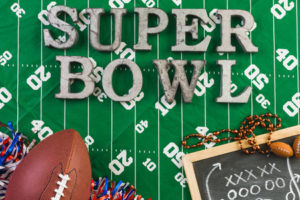 68091334 - game day football party table.