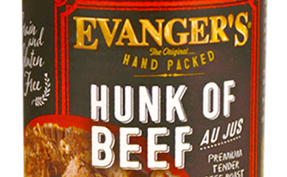 recalled Evangers dog food label
