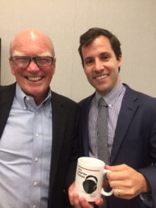 Steptoe partner Stewart Baker with Tim Maurer