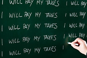 I will pay my taxes!