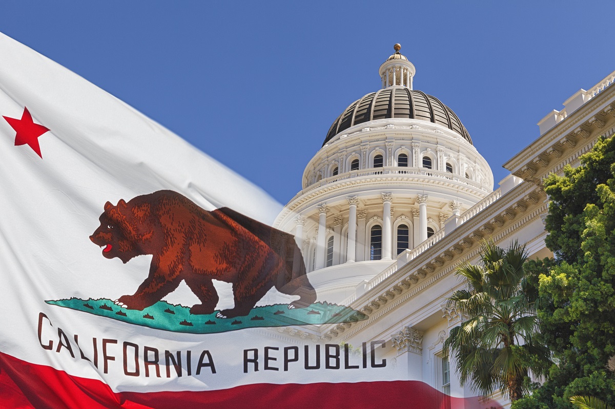 Sacramento California outside the capital building