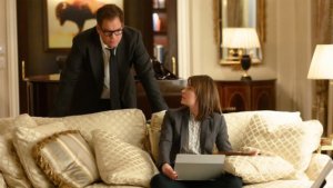 Dr. Jason Bull and former Homeland Security agent Taylor Rentzel in the CBS drama "Bull"