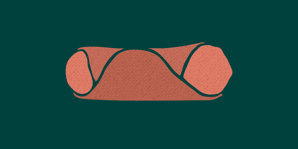 Stylized kannoli tal-irkotta
