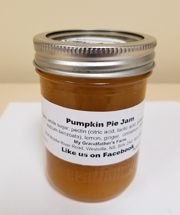 My Grandfather’s Farm – Pumpkin Pie Jam – 250 mL My Grandfather’s Farm – Pumpkin Pie Jam – 250 mL