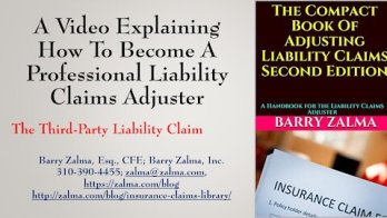 A Video Explaining How To Become a Professional Liability Claims Adjuster